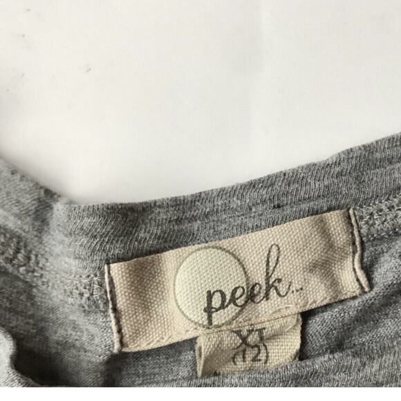 Peek Love Beaded Appliqué Tee Size 12 - Picture 5 of 5